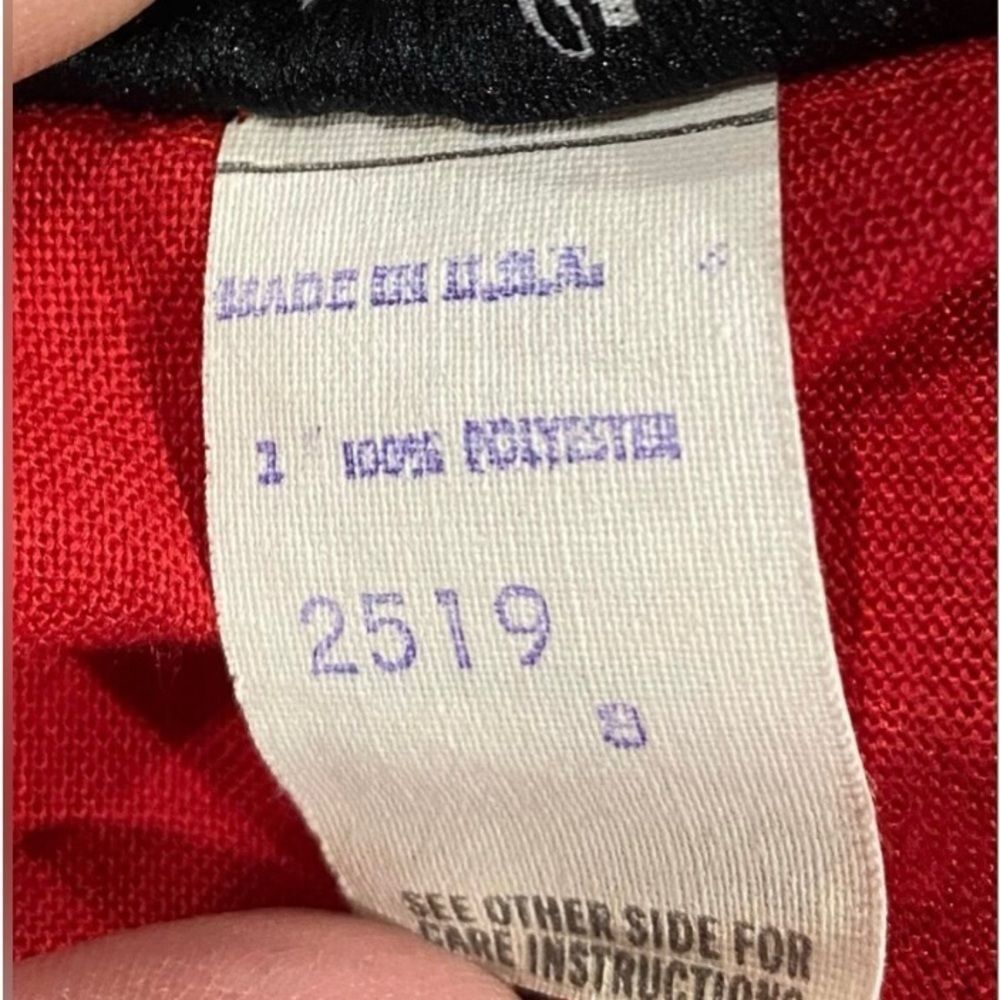 Vintage Kevin Stewart Petites Red Wrap Midi Dress 👗 - Picture 8 of 8